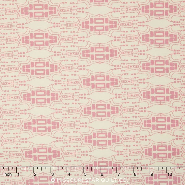 Westminster Tina Givens - Lilliput Fields Ancient- Pink Mauve Cotton Home Dec Fabric - 54" wide