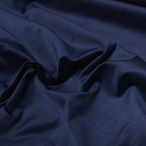 Navy Sailor Blue Spechler Vogel Cotton Velveteen Fabric