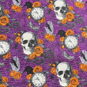 Wicked Features Purple Multi - Wicked - by Nina Djuric for Northcott Fabrics