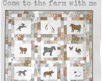 Vieni alla fattoria con me Quilt Pattern -Janet Clare