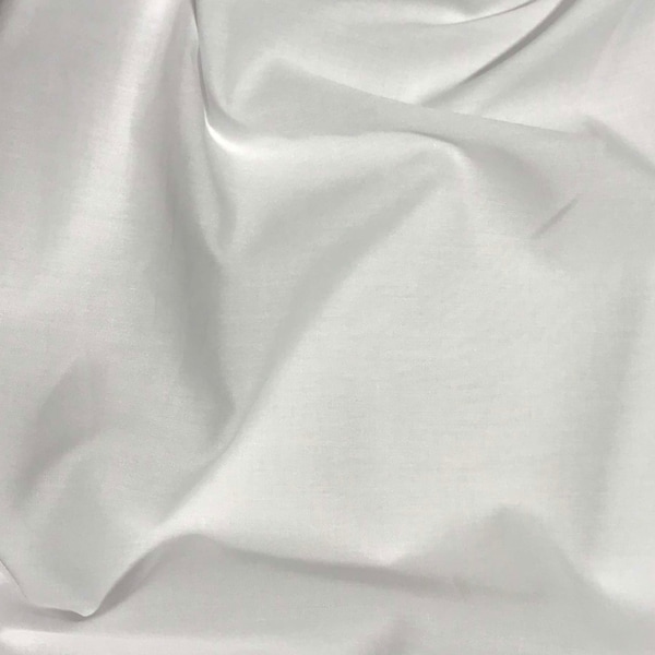 Tissu Spechler-Vogel - Poly/Coton Batiste impérial blanc