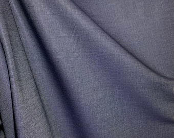 Tela Chambray Tencel 100 % rayón ligera de color azul denim