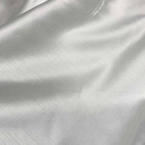 Spechler-Vogel Fabric - White Pima Cotton Satin Batiste