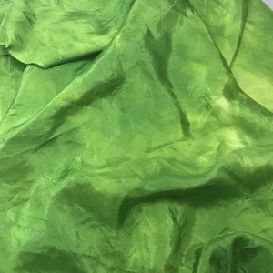 Hand Dyed APPLE GREEN China Silk HABOTAI Fabric