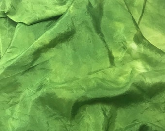 Hand Dyed APPLE GREEN China Silk HABOTAI Fabric