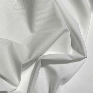 Spechler-Vogel Fabric - Pima Cotton Lawn - White
