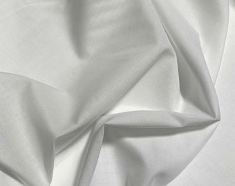 Spechler-Vogel Fabric - Pima Cotton Lawn - White
