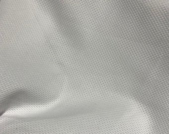 Tecido Spechler-Vogel - Algodão Suíço Pima Birdseye Piqué Branco