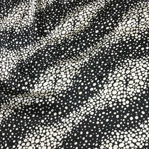 Black and White Bubble Dots Silk Charmeuse - Etsy