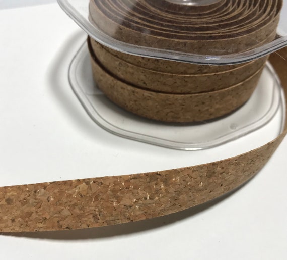 none - CORK Ribbon (5/8" wide) -by the yard-