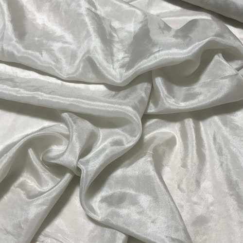 WHITE China Silk HABOTAI Fabric - Etsy
