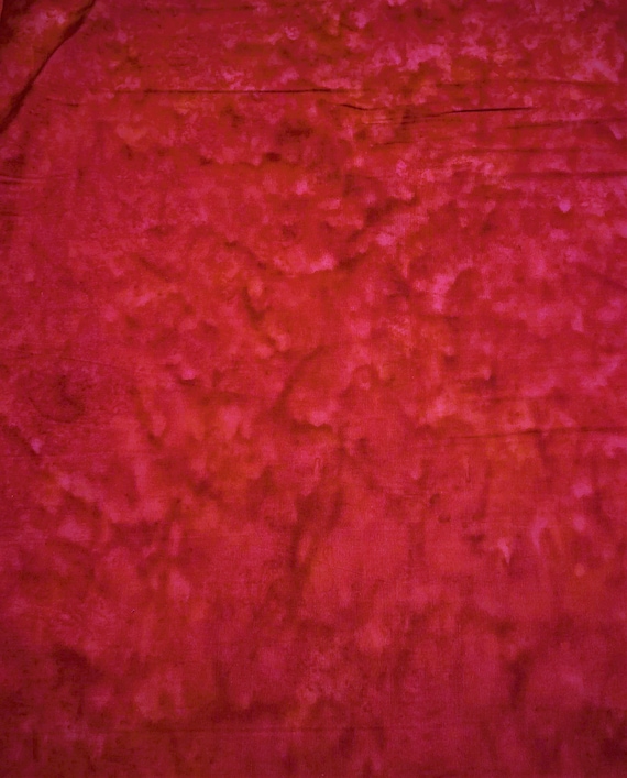 scarlet cotton fabric - Scarlet Red Shadows - Banyan Batik Tone on Tone 100% Cotton Fabric