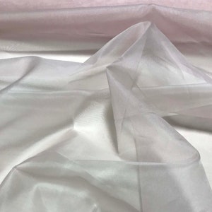 Baby Pink - Silk Organza Fabric