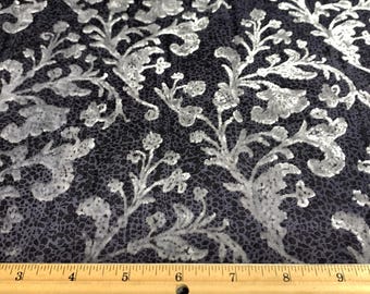 Black Plush Trple Velvet Fabrc Drapery 45 wde per yard | Drapery