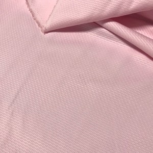 Tecido Spechler-Vogel - Tecido de algodão suíço rosa Pima Super Bullseye Piqué