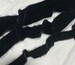 Black Silk Velvet Ribbon ( 4 Widths to choose from) 