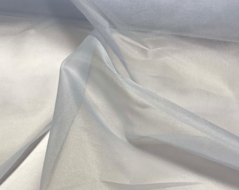 Light Blue - Silk Organza Fabric