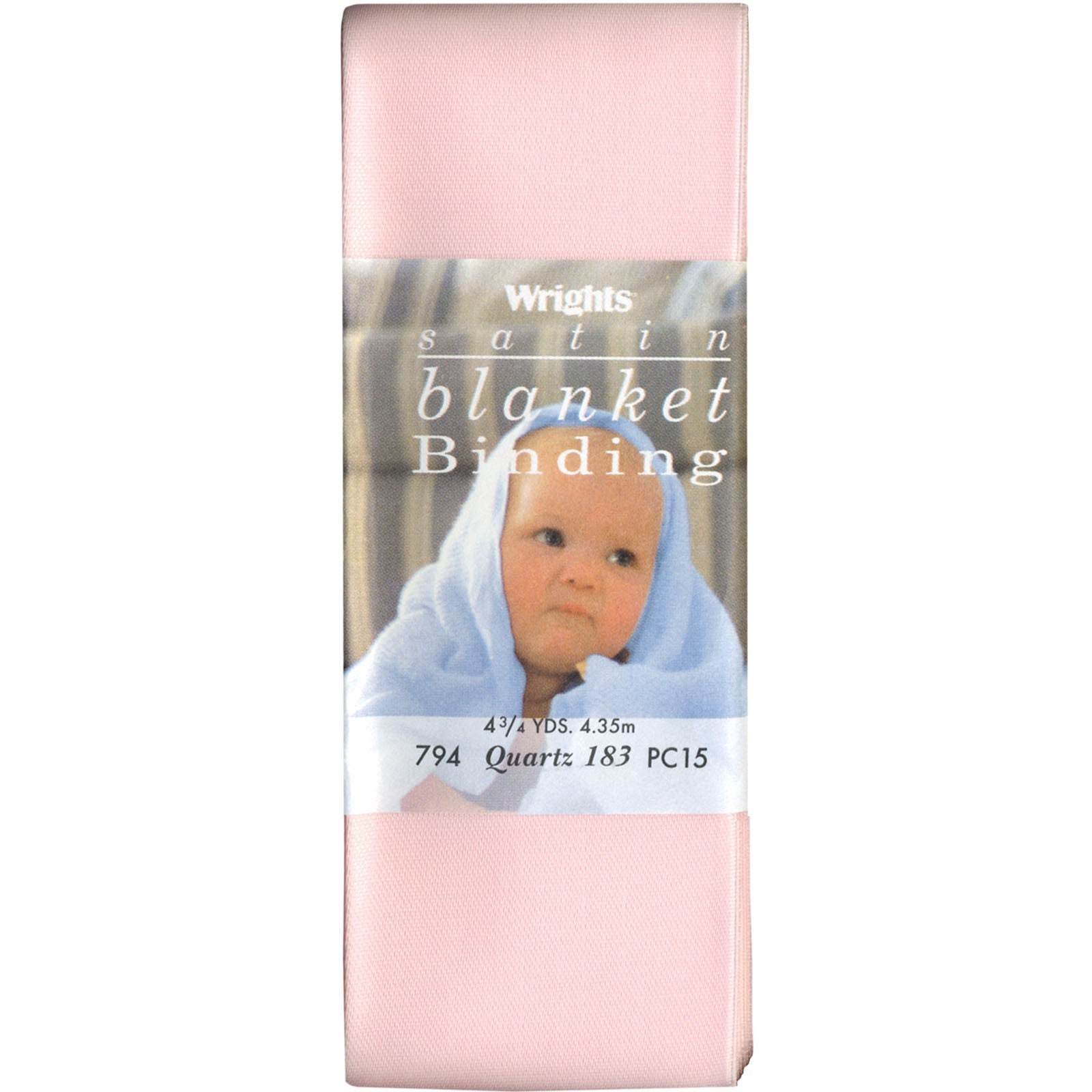 2 Wrights Satin Blanket Binding 4.75 Yards Baby Blanket Various Colors 
