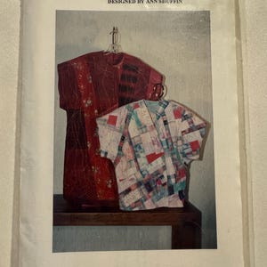Vintage Maggie&#39;s Vest Sewing Pattern Designed By Ann Shuffin Size Small-Large, Length Long-34&quot;, Short-27&quot; UNCUT