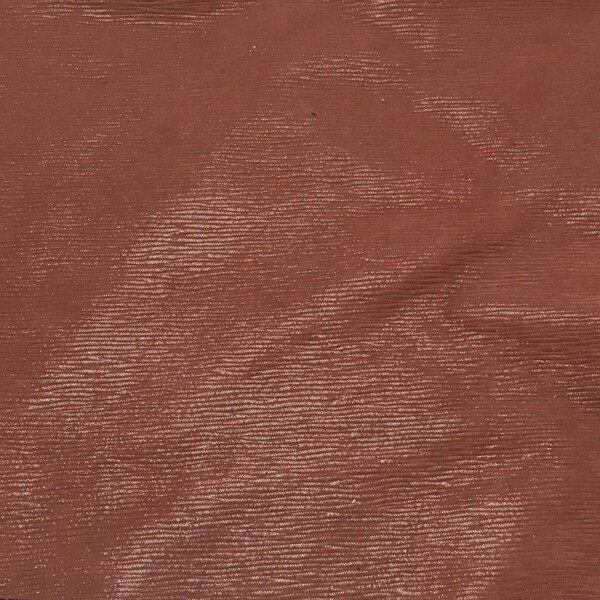 SALE - Burgundy Red Stripes Leather Cow Hide Piece #14 9"x6"