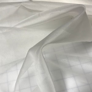 White - Silk Organza Fabric
