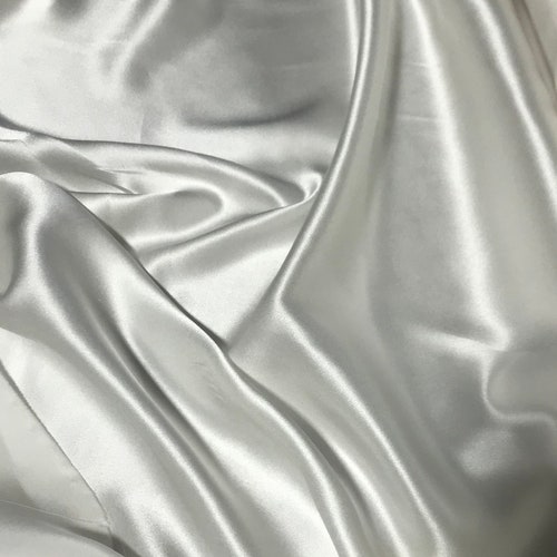 Black Silk Charmeuse Wide main image 0