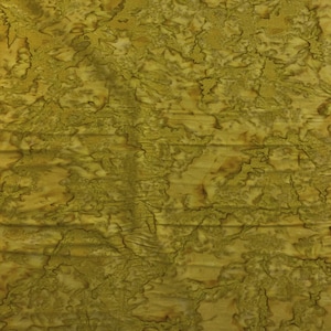 Yellow Green Shadows - Banyan Batik Tone on Tone 100% Cotton Fabric