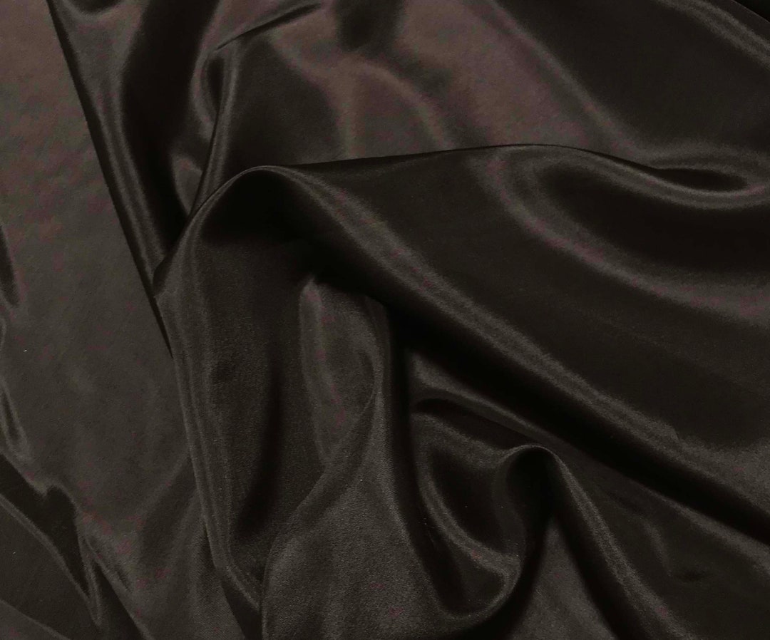 CHOCOLATE BROWN China Silk HABOTAI Fabric - Etsy