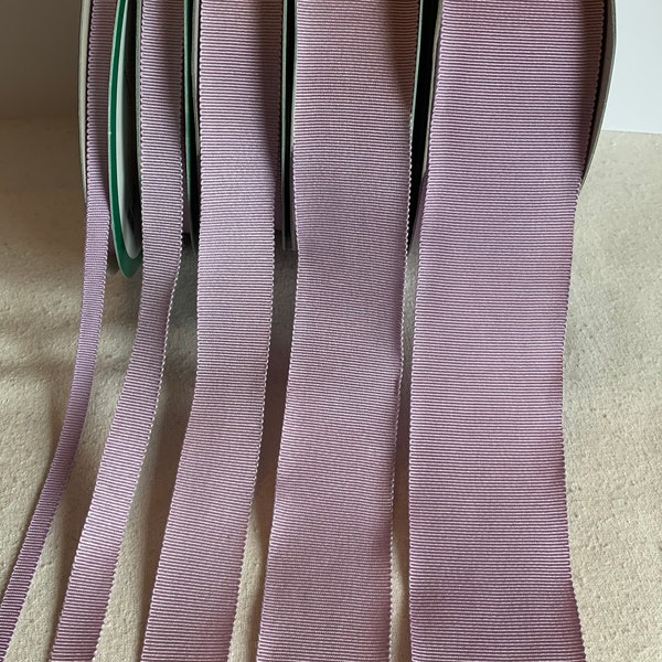 Lavender 100% Rayon Petersham Ribbon (5 Widths to choose from)
