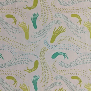 Calamar Citron Squid Octopus - Sirena - Art Gallery Fabrics -Premium Cotton