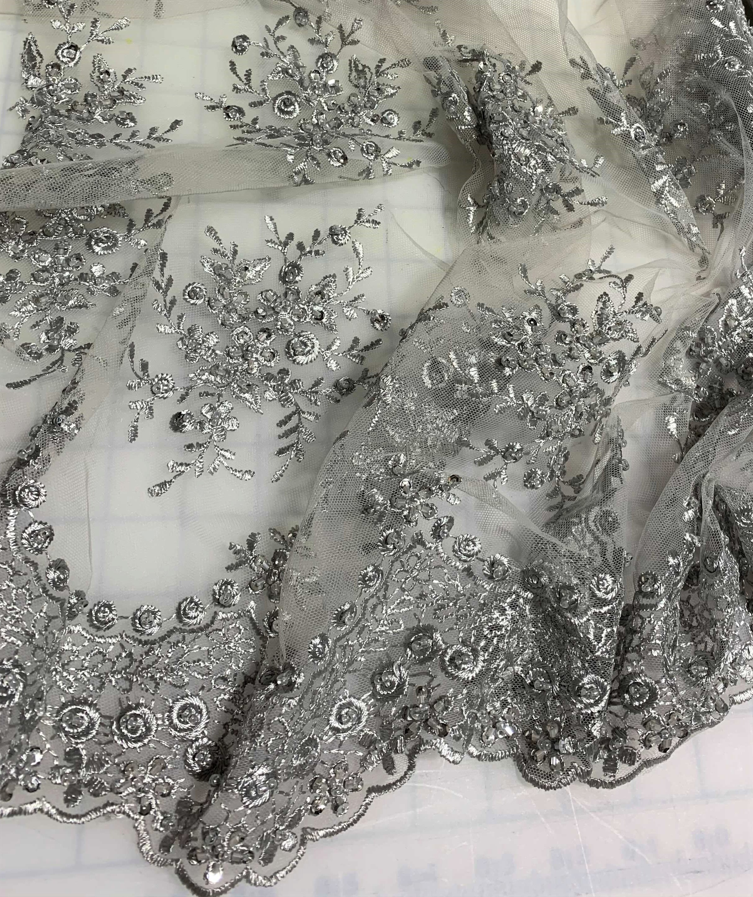 Willow Emb Beaded Tulle Eb1058 main image 0
