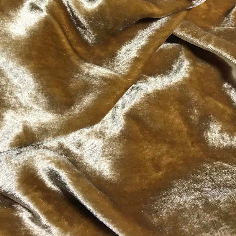 Charcoal Silk Rayon Velvet Fabric