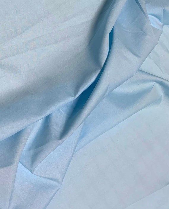 Blue Polyester/cotton Broadcloth Fabric -  Sweden