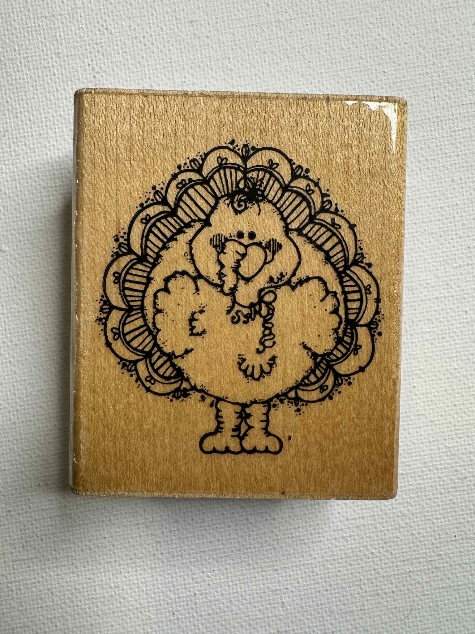 Timbro di gomma di legno del bollo della decorazio... – Vicedeal