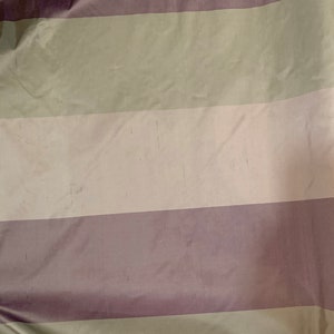 Purple Tri Color Stripe - Tejido Dupioni de Seda