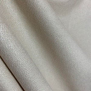 Hellbeige Leinen & Rayon-Mischgewebe