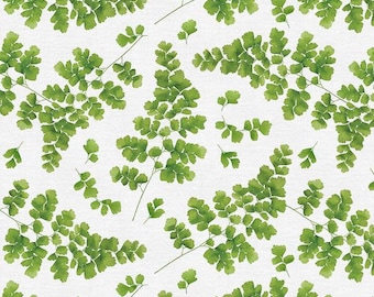 Modern Botanicals - Maidenhair Fern - Paintbrush Studio Cotton Fabrics