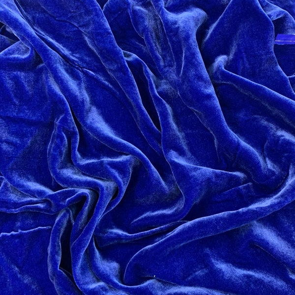 Cobalt Blue Fabric Etsy