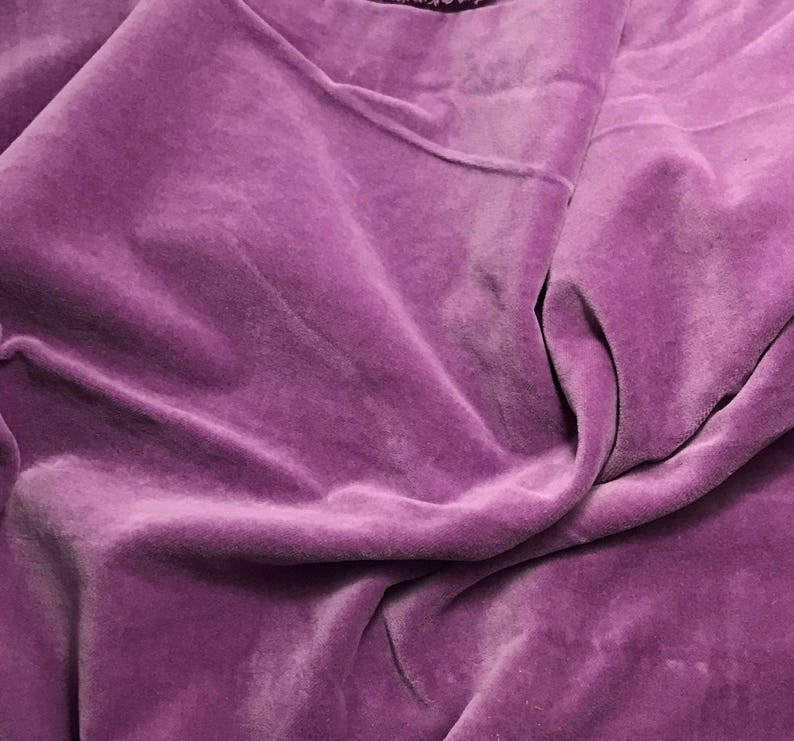 Hand Dyed Cotton VELVETEEN Fabric BOYSENBERRY 1 Yard Etsy