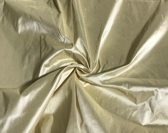 Pale Yellow - Silk Dupioni Fabric