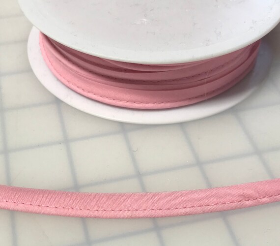 pink none - PINK Poly Cotton Piping Trim Made in France 3/8"