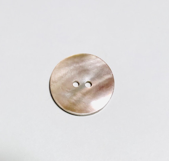 peach none - Peach Natural Pearl Button - Dill Buttons Brand (3 Sizes to Choose From)