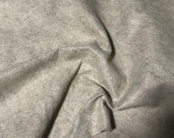 Sandstone Gray - Wool /Rayon Blend Felt Fabric