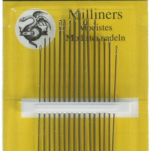 Colonial Needle 16 Count John James Milliners/Straw Assorted Needles, Size 5/10