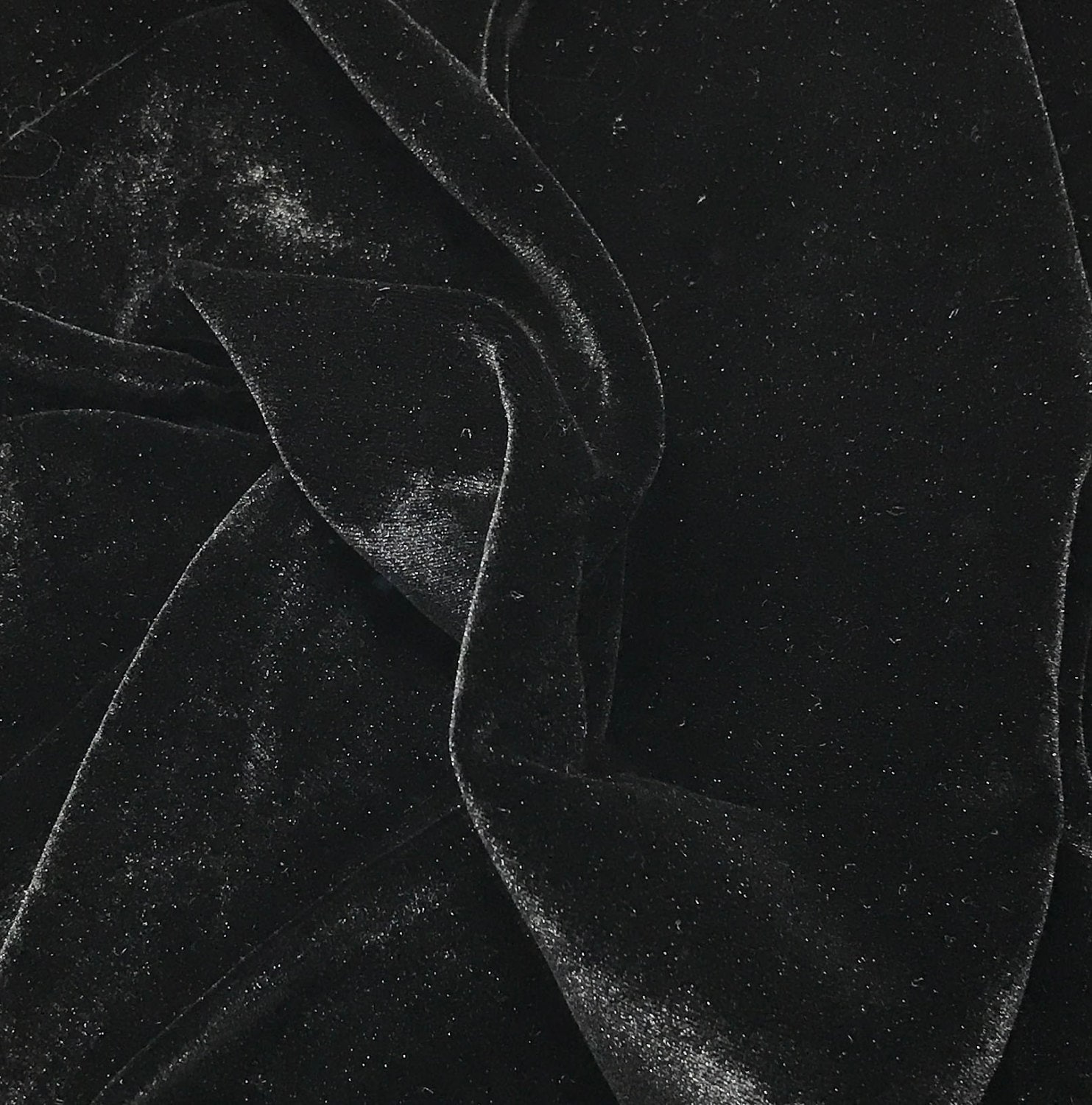 Silk Velvet T - Black - Made To Order main image 1