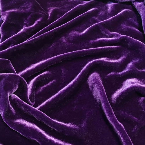 Purple Silk Velvet Vogue main image 1