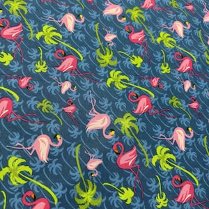 Flamingo Tropics by Fabric Traditions Cotton Fabric