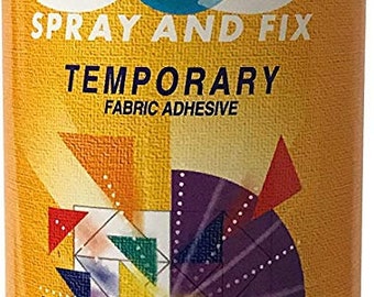 Odif Usa 505 Spray and Fix Temporary Fabric Adhesive, 12.40oz – Prism  Fabrics & Crafts