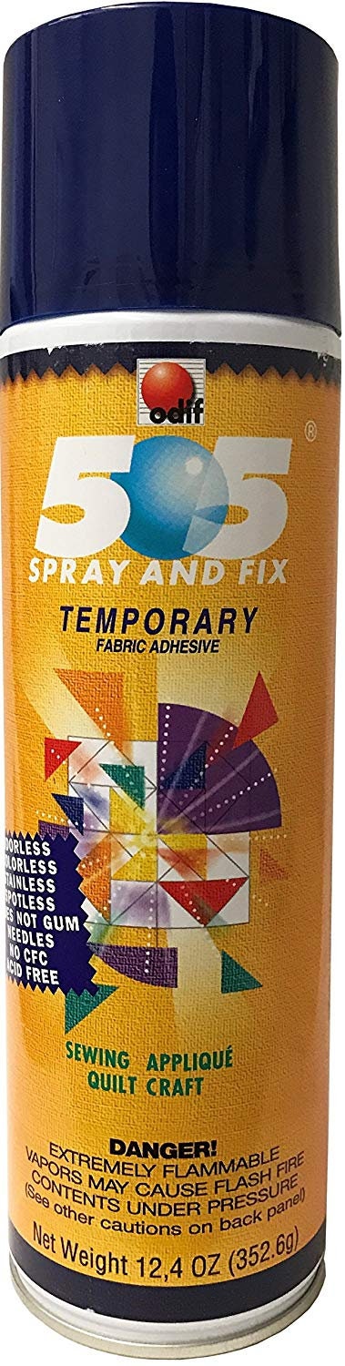 Odif USA 505 Spray & Fix Temporary Fabric Adhesive-12.4Oz