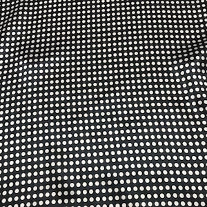 Black and White Small Polka Dots - Silk Charmeuse